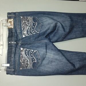 Grace in la  Jeans embellished pockets bootcut size 11